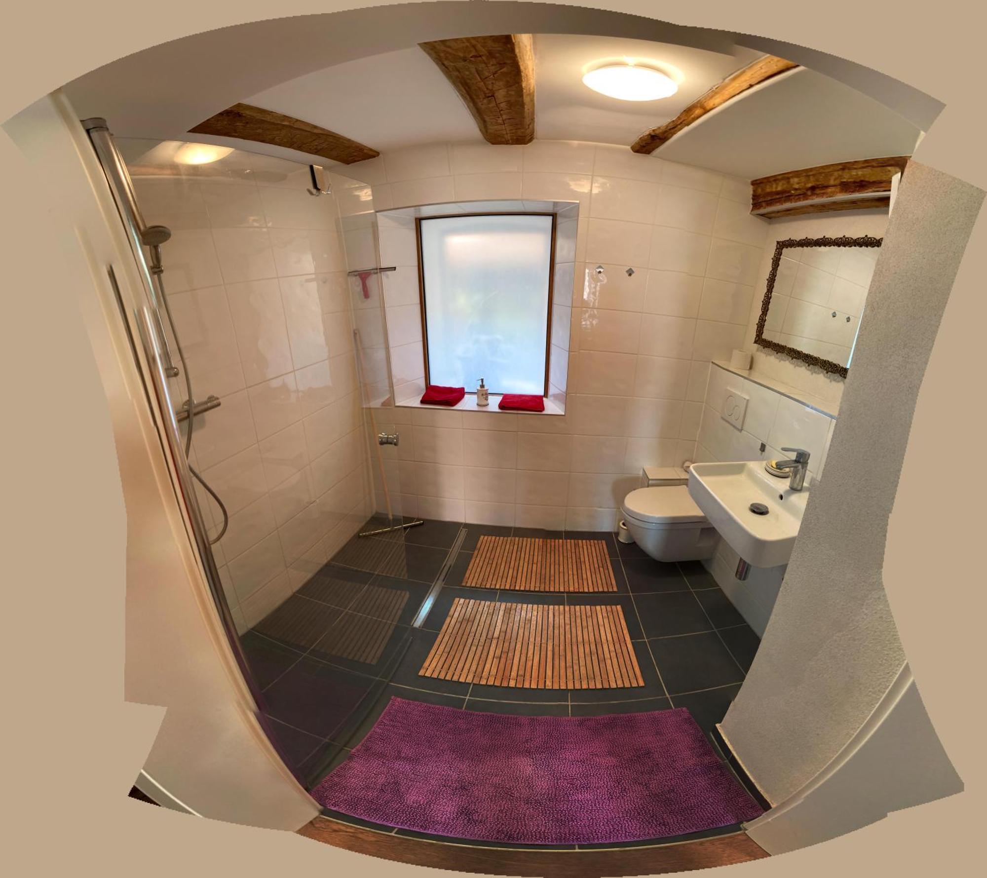 wunderschöne Ferienwohnung in Winterhausen mit Küche, Bad und Piano Exterior foto